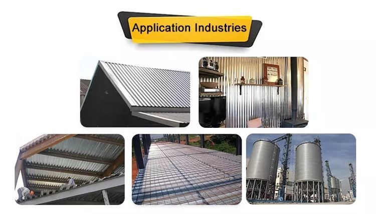 Construction Material GL Corrugated Roof Sheet APPLICATION Construction Material GL Corrugated Roof Sheet APPLICATION