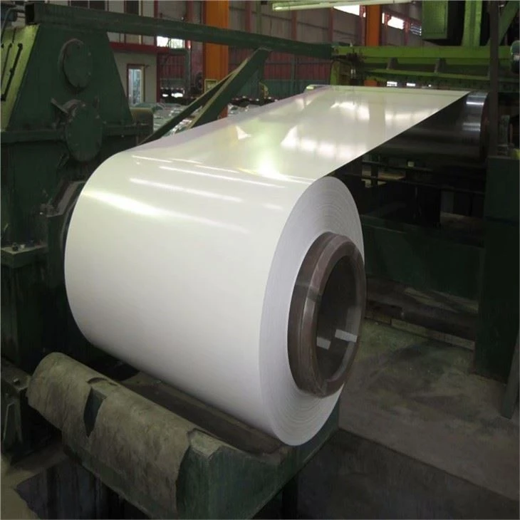 Màu RAL9010 Thép cuộn mạ kẽm mạ sẵn Ppgi