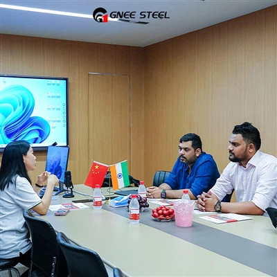 GNEE vận chuyển thép cuộn mạ kẽm SGCC cho người mua Ấn Độ